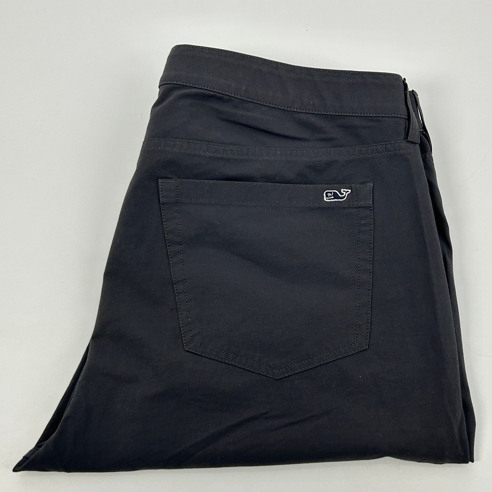 Vineyard Vines Performance 5-Pocket Pants Mens 38x33 Gray Straight Leg